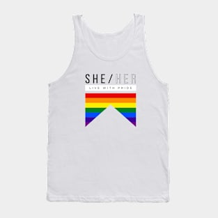 PRONOUNS PRIDE Tank Top